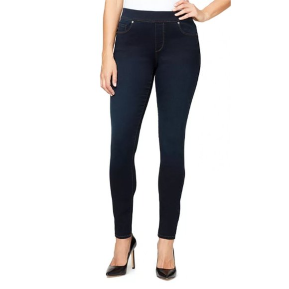 Gloria Vanderbilt Avery Pull-On Slim Jeans - Picture 1 of 3
